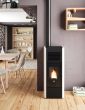 EVA CALOR pellet fireplace-stove INES 15.4kW (white)