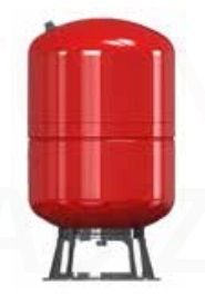 VAREM expansion vessel for heating systems with diaphragm membrane Starvarem 100 liters (bottom closure)