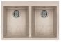 ELLECI akmens masas virtuves izlietne QUADRA 340 Avena 80x53 cm