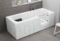 POLIMAT acrylic rectangular bathtub for invalids AVO 150x75