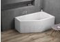 POLIMAT acrylic asymmetric bathtub SELENA 160x90 (right/left)