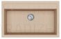 HELIKA akmens masas virtuves izlietne QUADRO (W) 800 Beige 79.5x50.5 cm