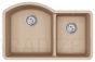 HELIKA akmens masas virtuves izlietne ARCA (AW) 800 Beige 81x52 cm