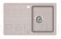 HELIKA akmens masas virtuves izlietne NOTUS (AWP) 750 Beige 76.5x46 cm