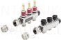TECEfloor SQL extension set for heating circuit manifold with flow rate indicator 3 circuits L = 203 mm  