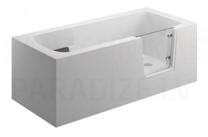 POLIMAT acrylic rectangular bathtub for invalids AVO 150x75