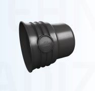 Magnaplast gofrēta kanalizācijas pāreja uz caurule KG Ø 400 mm