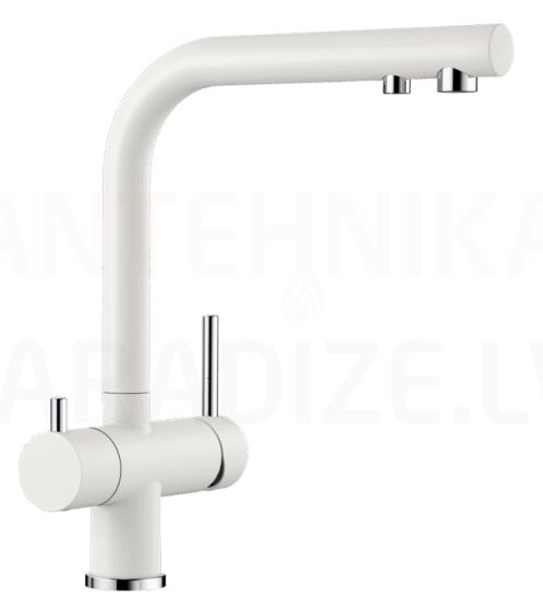 BLANCO stone mass kitchen faucet FONTAS II Filter White