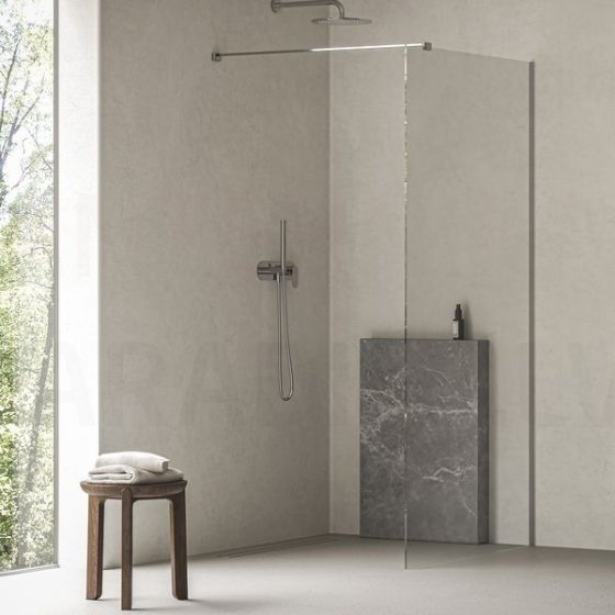 Ravak dušas siena Walk-In Air Wall 120x200 spīdīga + caurspīdīgs stikls
