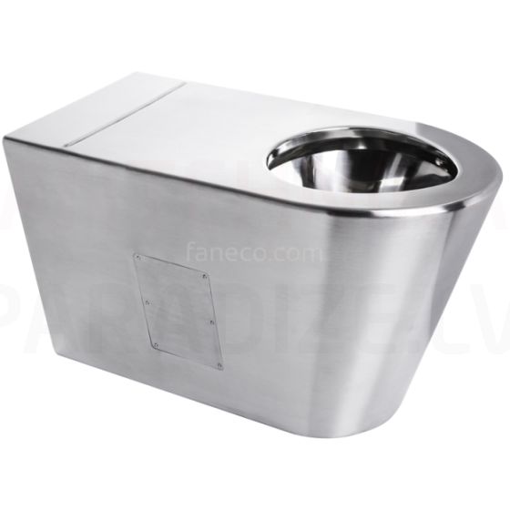 FANECO Stainless steel toilet pan for disabled URT207