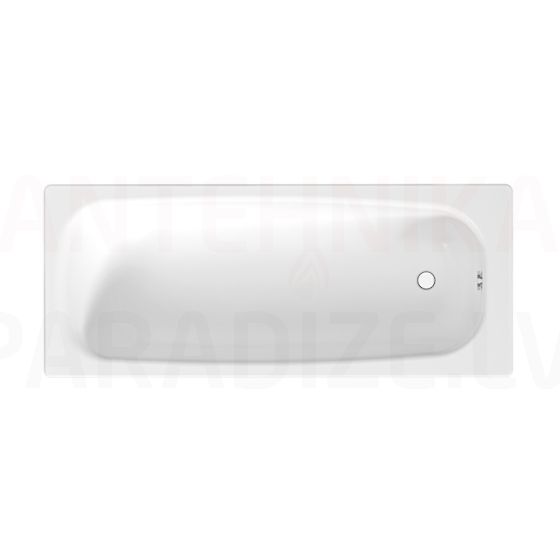 Bathtub Tanza, 1700x750 mm, white steel