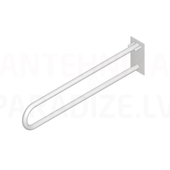 UNIVERSUM folding support handrail, white