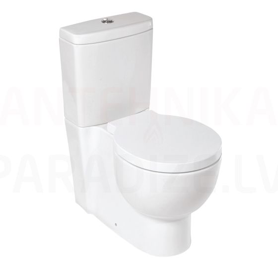 KIROVIT OLIMP toilet 3/6 Rimfree, with soft close toilet seat