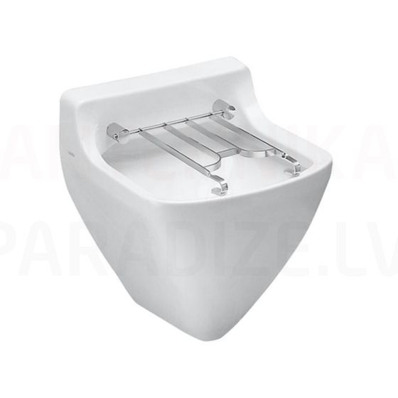 Utility washbasin Bernina, 505x510 mm, with grate, white