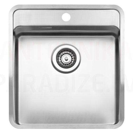 Reginox stainless steel kitchen sink Ohio 40x40 Tapwing (L) 51x44cm