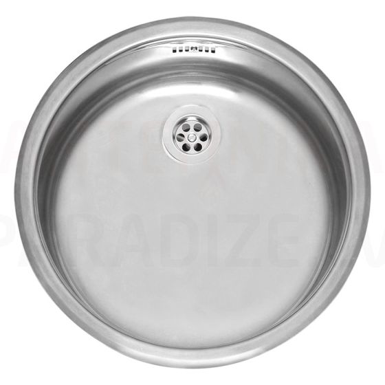 Reginox nerūsejošā tērauda virtuves izlietne R18 370 OSP (R) D=420mm