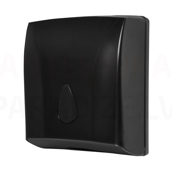 SANELA paper towel holder, black plastic material ABS