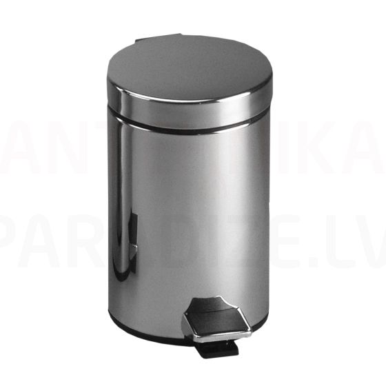 SANELA stainless steel trash bin with plastic insert 3 l