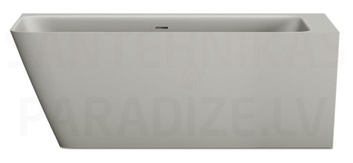 PAA SILKSTONE vanna QUADRO CORNER A 1600x750x600 (matēts pelēks)