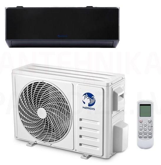 NORDIS gaisa kondicionieris (komplekts) Nova 3,51/3,80kW (melns)