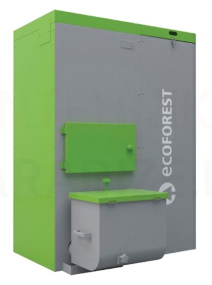 ECOFOREST pellet heating boiler VAP 38kW with automatic cleaning