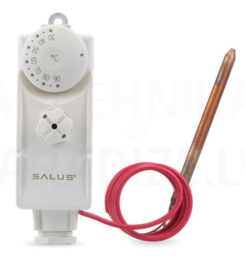 SALUS wired mechanical thermostat with capillary tube AT10F