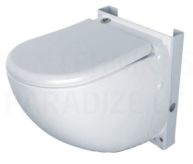 SFA pakabinamas tualetas su integruotu kanalizacijos siurbliu SANICOMPACT COMFORT