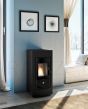 EVA CALOR pellet fireplace-stove EVELYN 11kW (red)
