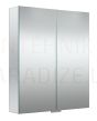 RB GRAND  60 spoguļskapītis (matēts pelēks) 700x600x130 mm