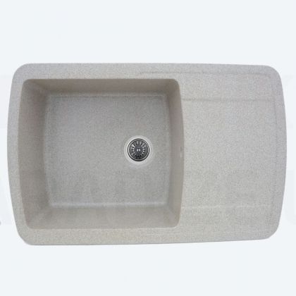 PLATINUM Granīta izlietne ROMA 7749 pelēka