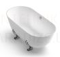 AURA free standing stone mass bathtub DAMONA 3 1620x735x650