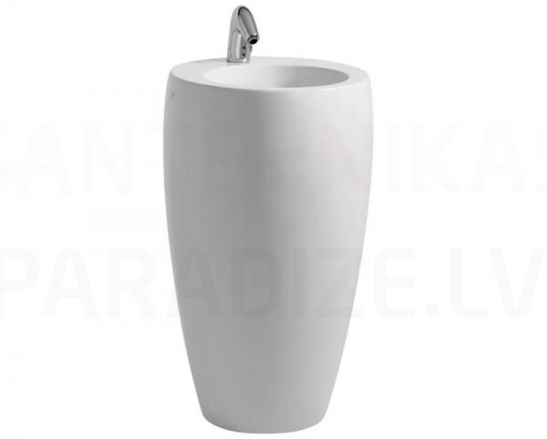 Washbasin Alessi One, 530x530x900 mm, white LCC