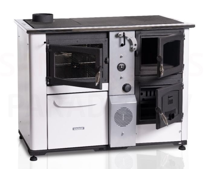 TERMOMONT дровяная печь с центральным отоплением TEMY PRO P 25kW (левая сторона)