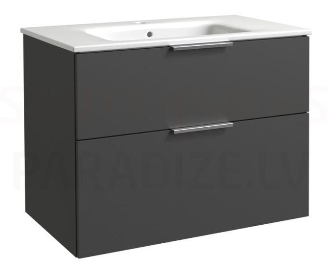 RB GRAND  80 izlietnes skapītis ar izlietni (grafīts) 600x800x460 mm