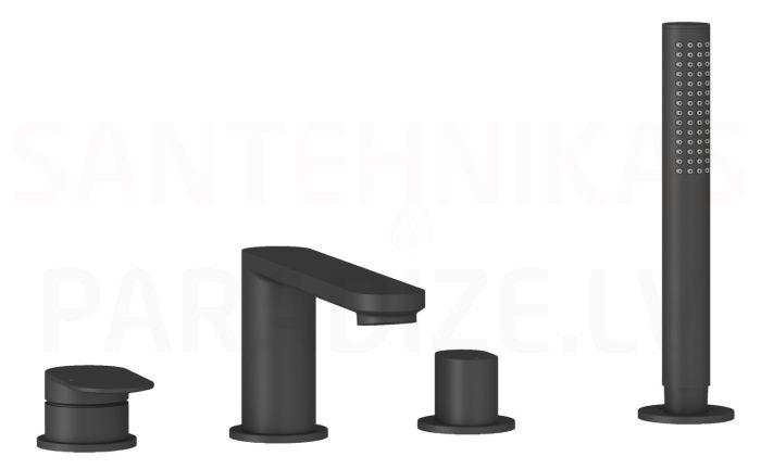 Ravak bathtub faucet Chrome II CR II 026.20BL