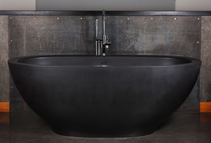 PAA akmens masas vanna DOLCE GRAPHITE 1800x900x650
