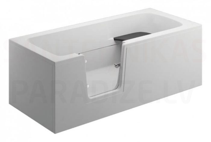 POLIMAT acrylic rectangular bathtub for invalids VOVO 180x80