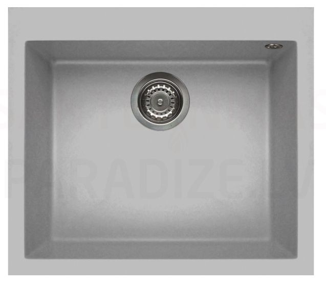 ELLECI akmens masas virtuves izlietne QUADRA 105 Aluminium 57x50 cm