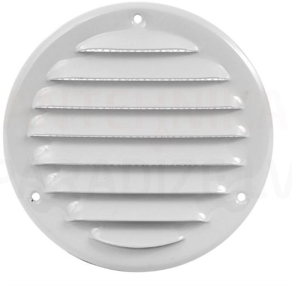 EUROPLAST reste metāla, Ø200mm, balta MR200