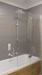 Baltijos Brasta vonios sienelė BERTA tamsiai pilka arba ruda 150x90
