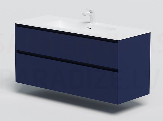 KAME sink cabinet LOFT 120 (dark blue)