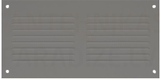EUROPLAST reste metāla, 200x100mm, pelēka MR2010P