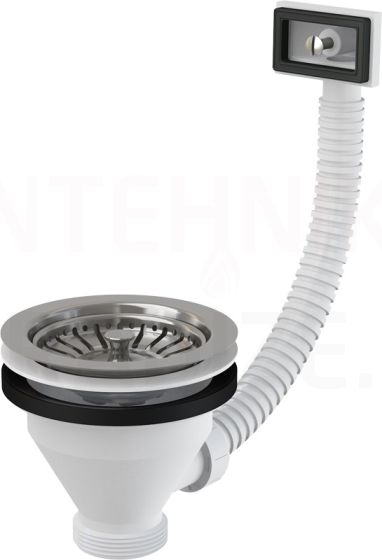 Alcaplast Izplūde izlietnei A38 ar pārplūde DN115