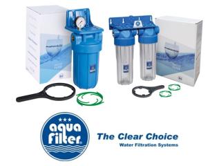 Water filter housings and kits AQUA FILTER