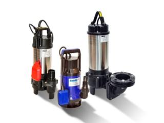 Submersible drainage pumps