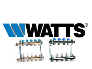 WATTS floor heating manifolds