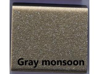 PLATINUM akmens masės kriauklės GRAY MONSOON
