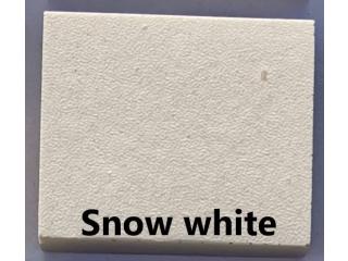 PLATINUM akmens masės kriauklės SNOW WHITE